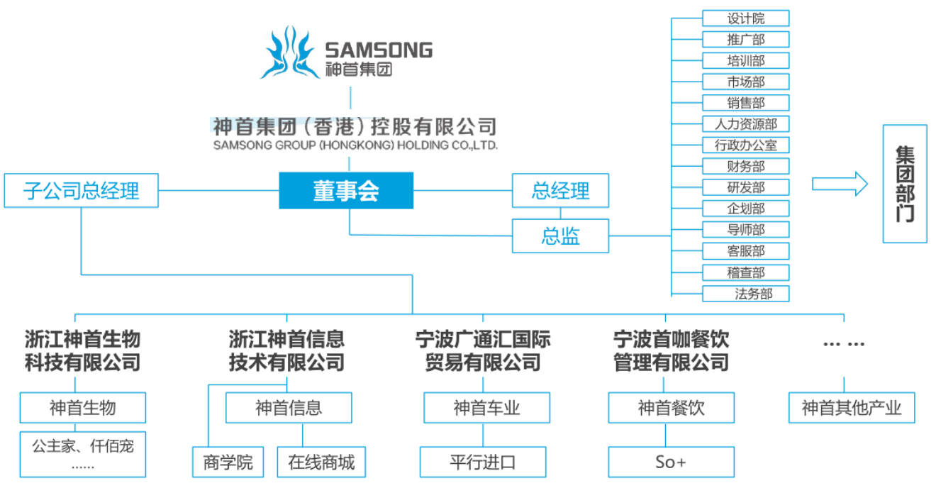 集团事业架构图